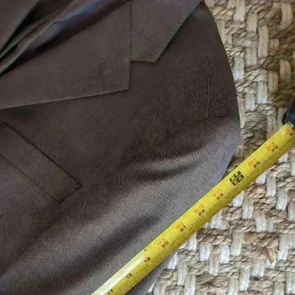 Axcess Men's Brown Wool Blazer - Picture 9 of 9